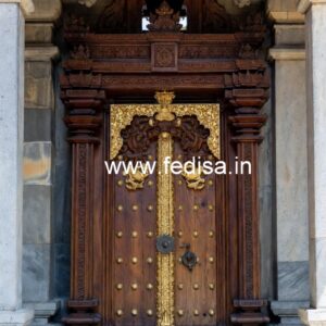 Colonial Style Door Bungalow Entrance Design No-9046