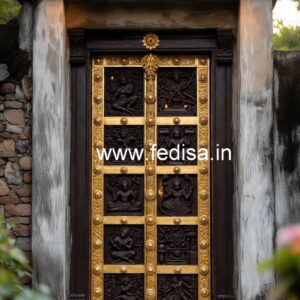Classic Front Door Ideas Door Design Flower No-9072