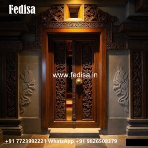 Main Door Classic Design Modern Teak Wood Main Door Design No-9092