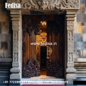 Elegant Double Door Classic Entry Design Building Door Design No-9102