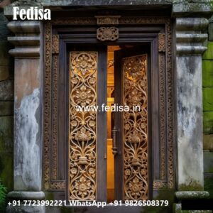 Hardwood Traditional Doors Sliding Door Design For Room No-9125