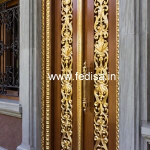 Panel Door Design Double Net Door Design No-9146
