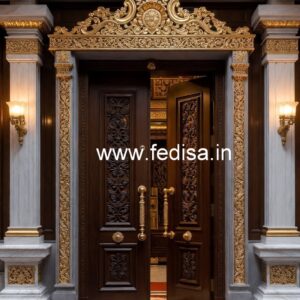 Luxury Classic Doors Safety Door Cnc Cutting Design No-9160