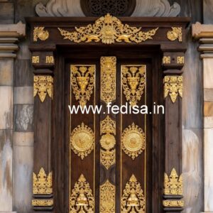 Teak Wood Door Design Bungalow Main Door Design No-9162