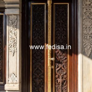 Front Entrance Classic Door Ss Single Door Design No-9175