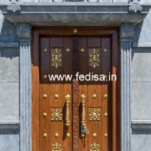 Vintage Wooden Door Sagwan Door Simple Design No-9194