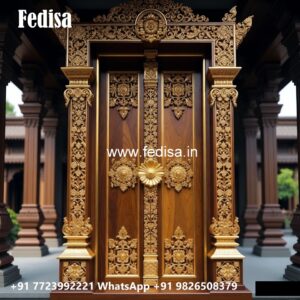 Luxury Classic Doors Glass Etching Designs For Pooja Doors No-9201