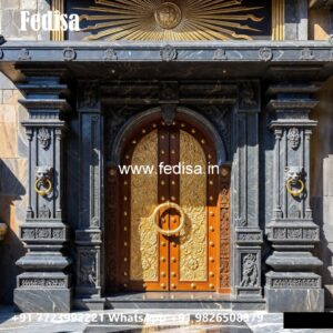 Villa Entrance Door Wood Darwaja Design No-9218