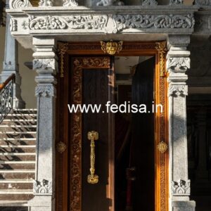 Classic Wooden Main Door Design For Home Main Door Carving No-9221
