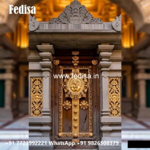 Vintage Wooden Door Steel Door Frame Design No-9235