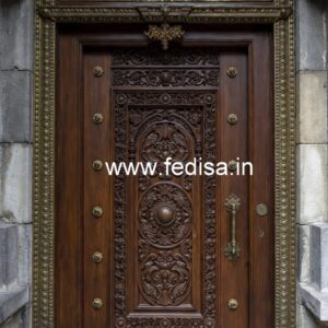 Wooden Carved Door Design Sliding Door Gate Design No-9280
