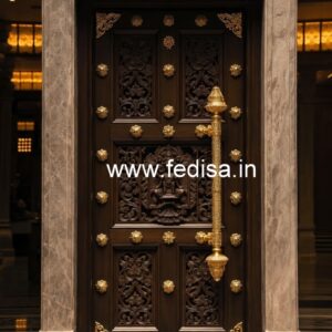 Handcrafted Wooden Door Door Skin Mica Design No-9288