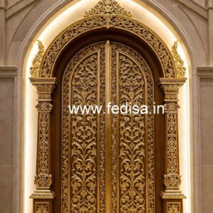 Colonial Style Door Main Door Ss Jali Design No-9333