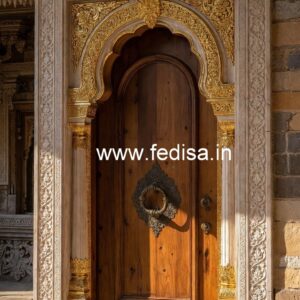 Solid Wood Classic Door Panel Door Design Wooden No-9407