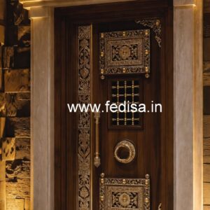 Double Door Classic Style Padayappa Door Design No-9434