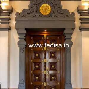 Royal Entrance Door Main Door Ganesh Design No-9445