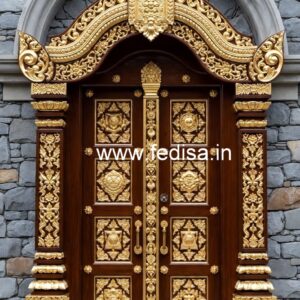 Colonial Style Door Door Grill Design 2026 Latest No-9456