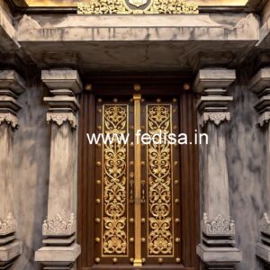 Bungalow Classic Door Design Sliding Mirror Door Design No-9465