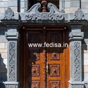 Bungalow Classic Door Design Sitout Door Design No-9506