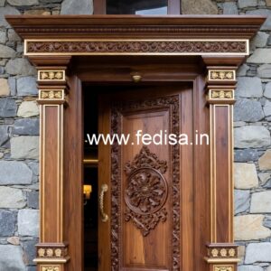 Villa Entrance Door Steel Gate Double Door Design No-9628