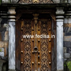 Vintage Wooden Door Minimal Sliding Doors No-9645