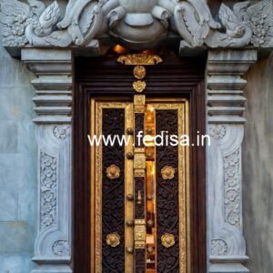 Royal Entrance Door Iron Jali Gate Design No-9650