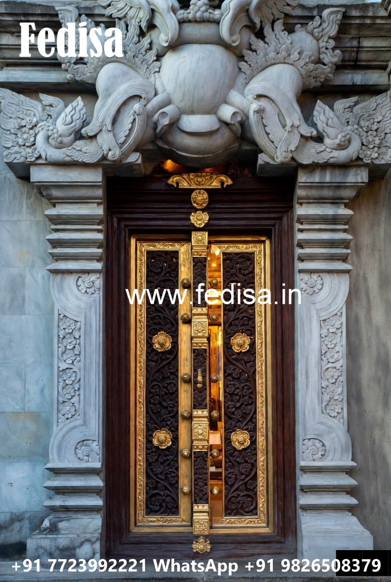 Royal Entrance Door Iron Jali Gate Design No-9650