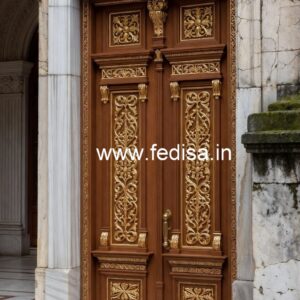 Handcrafted Wooden Door Plywood Door Design Price No-9657