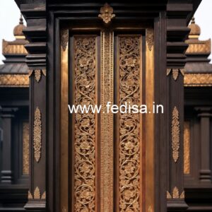 Main Door Classic Design Temple Glass Door Design No-9666