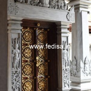 Vintage Wooden Door Door Handle Design With Price No-9686