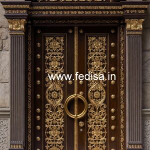 Solid Wood Classic Door Boundary Door Design No-9694