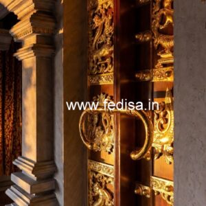 Mahogany Classic Doors Stile Door Design No-9696