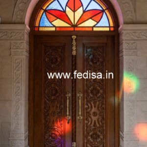 Front Entrance Classic Door Pine Door Design No-9708