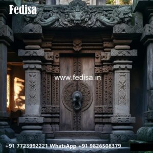 Luxury Classic Entrance Door Designs India Glass Gate Design For Room No-9715