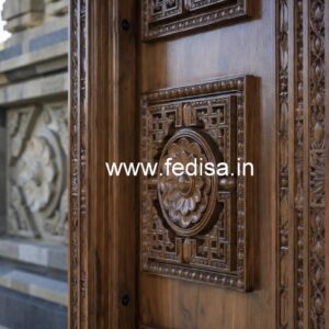 Double Door Classic Style Puja Room Gate Design No-9762