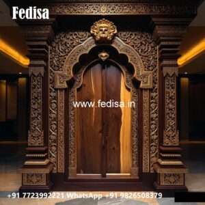 Classic Wooden Main Door Design For Home Wooden French Door Design No-9795