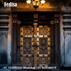 Wooden Carved Door Design Cupboard Door Design For Bedroom No-9813