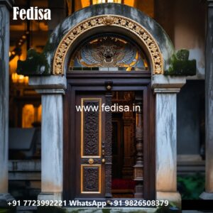 Bungalow Classic Door Design Steel Room Door Design No-9834