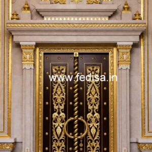 Decorative Wooden Doors Fabricated Door Design No-9842