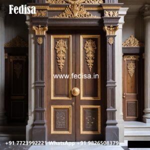 Handcrafted Wooden Door Gate Ply Design No-9862