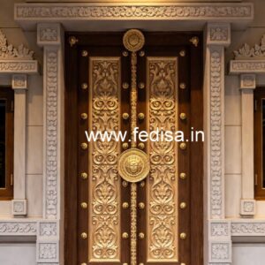 Italian Style Wooden Doors Front Door Steel Design No-9870