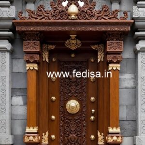 Luxury Classic Entrance Door Designs India Main Door Steel Grill Design No-9879