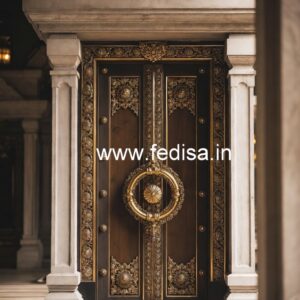 Engraved Wooden Door Wooden Chaukhat Design No-9887