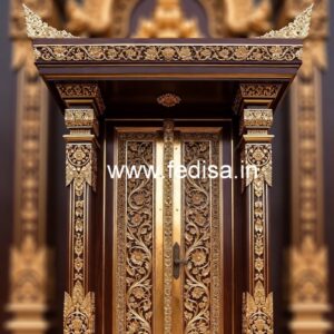 French Classic Doors Pvc Main Door Design No-9910