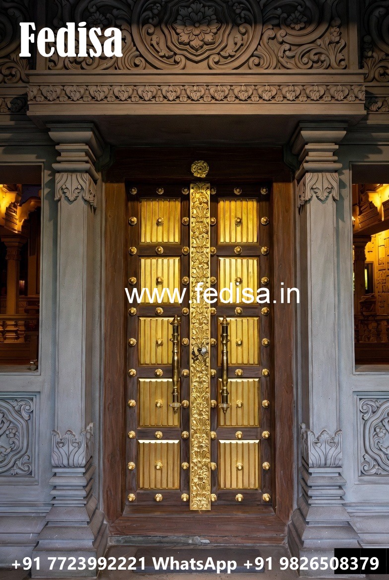 Villa Entrance Door Room Main Gate Design No-9915
