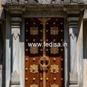 Engraved Wooden Door Main Door Beading Designs No-9928