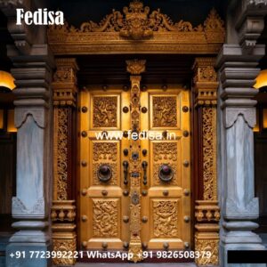 Wooden Carved Door Design Wpc Main Door Design No-9936