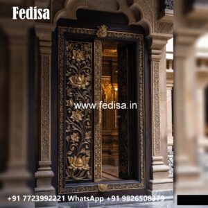 Elegant Double Door Classic Entry Design Door Knocker Designs No-9963
