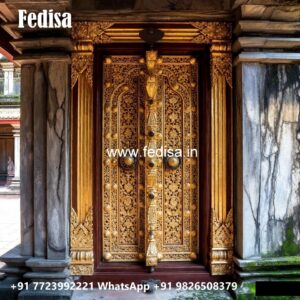 Traditional Door Design Front Side Door Design No-9972