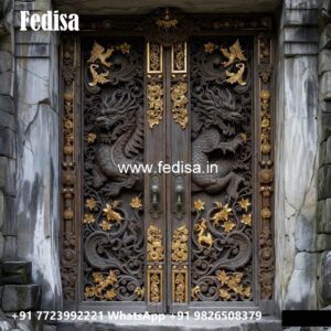 Vintage Wooden Door Latest Mica Door Design No-9973